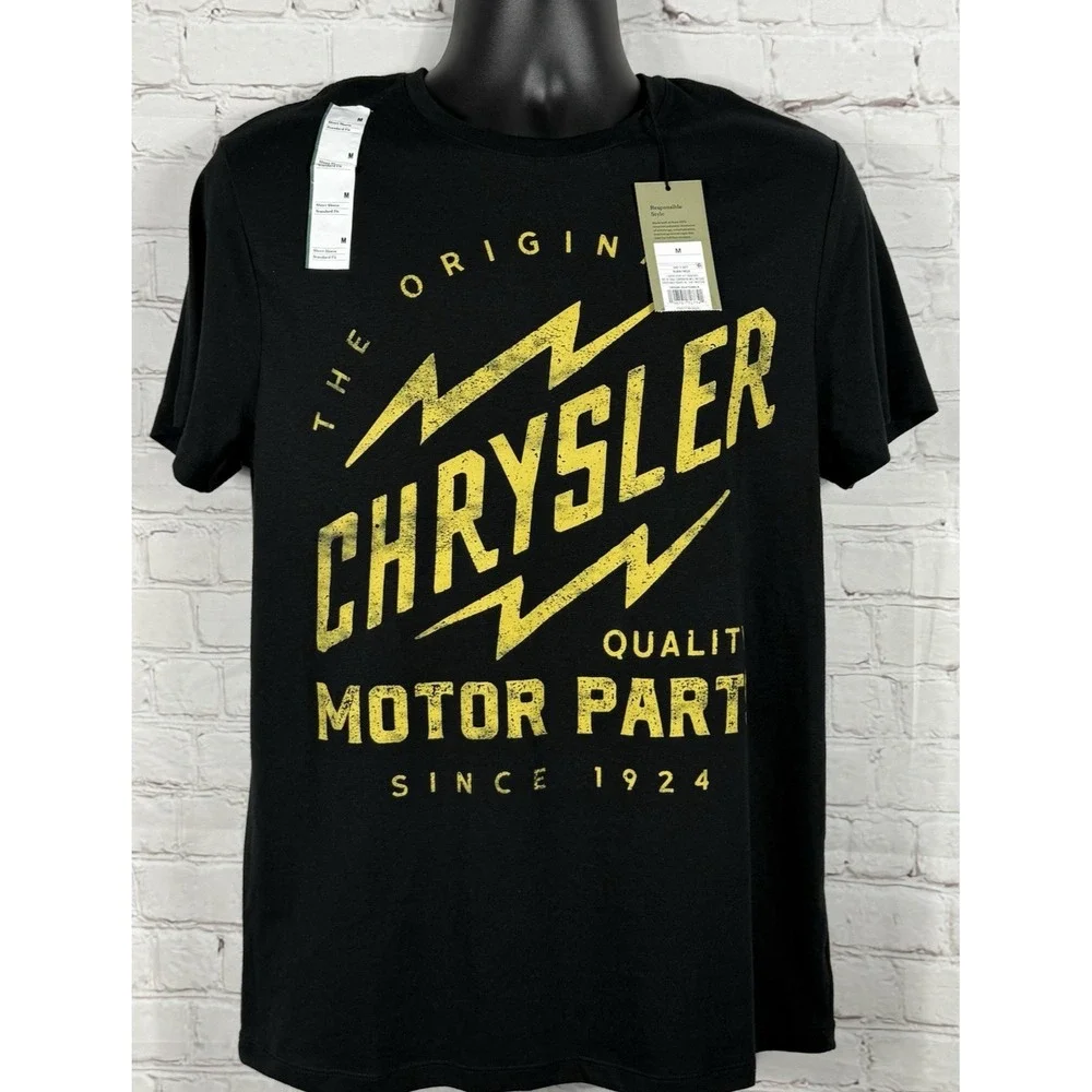 Goodfellow & Co T-Shirt Men's Med. Black Chrysler Quality Motor Parts Since 1924